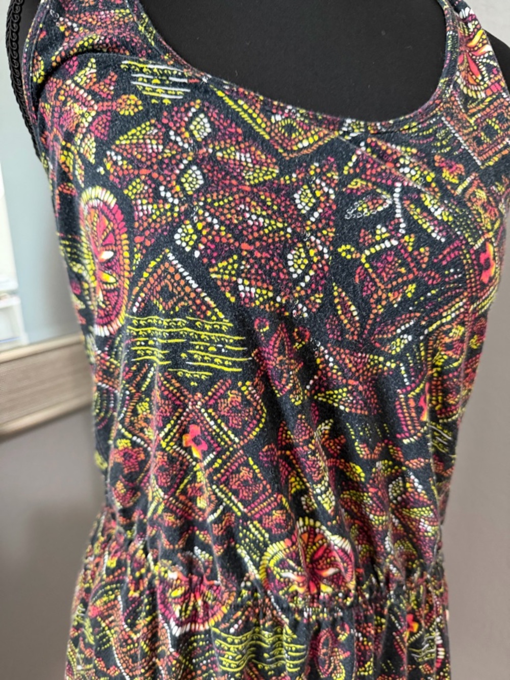 Patagonia West Ashley geometric floral tank dress small. - Picture 4 of 9